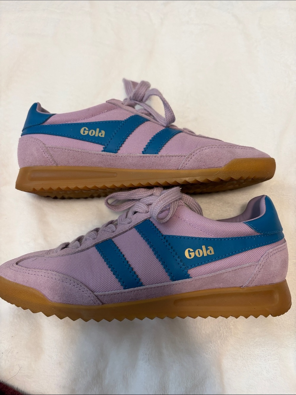Gola Tornado Lavender with blue Stripe Accents - Picture 6 of 6